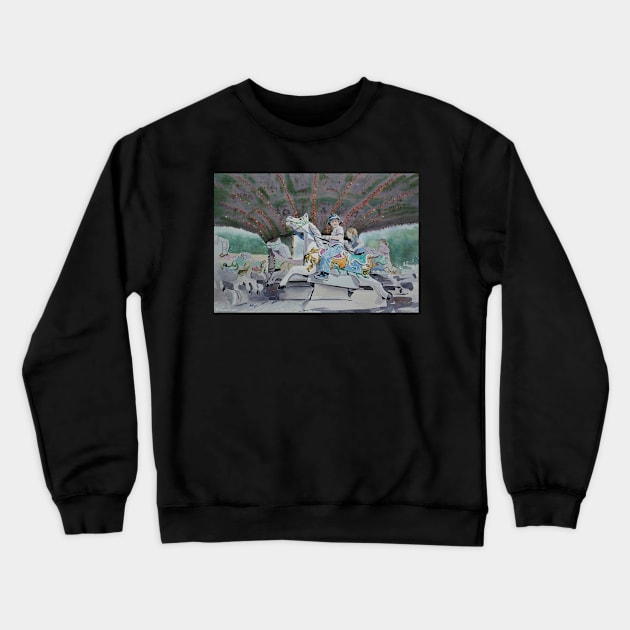 Ride Like The Wind Crewneck Sweatshirt by arlyon